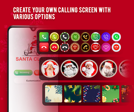 Santa Claus Calling: Fun Calls - عکس برنامه موبایلی اندروید