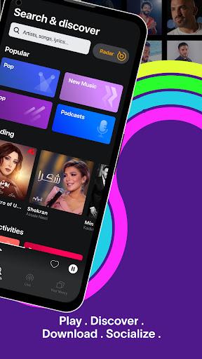 Anghami: Play music & Podcasts - عکس برنامه موبایلی اندروید