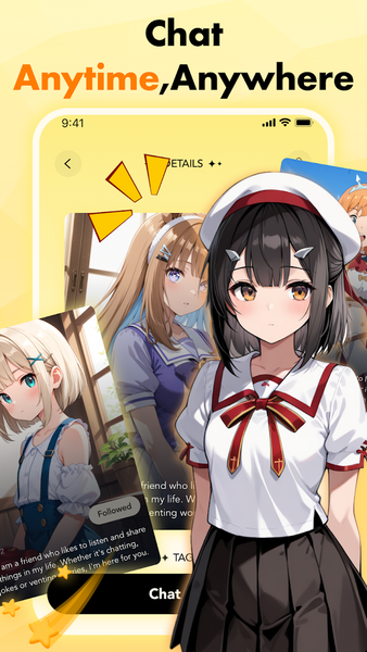 AngelAI-Character Friend Chat - Image screenshot of android app