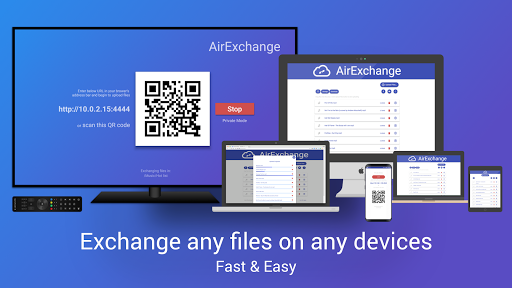 AirExchange: Send files to TV - عکس برنامه موبایلی اندروید