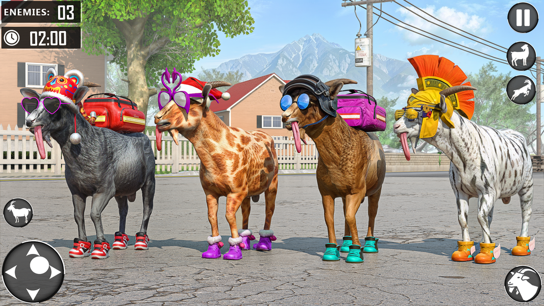 Angry Goat Fun City Adventure - عکس بازی موبایلی اندروید