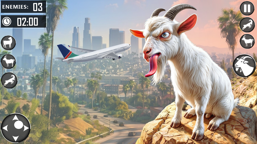 Angry Goat Fun Simulator - عکس بازی موبایلی اندروید