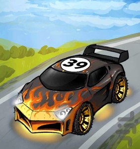 Sport Car Merger (Farsi) - Gameplay image of android game