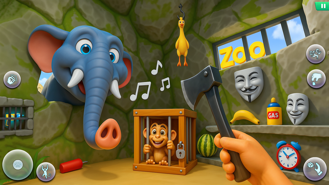 I Am Naughty Monkey Simulator - عکس بازی موبایلی اندروید