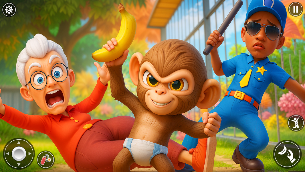 I Am Naughty Monkey Simulator - عکس بازی موبایلی اندروید