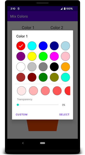 Mix Colors - عکس برنامه موبایلی اندروید