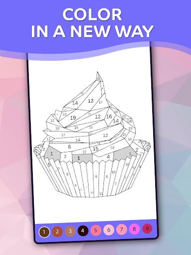 Poly Art Coloring by Numbers - عکس بازی موبایلی اندروید