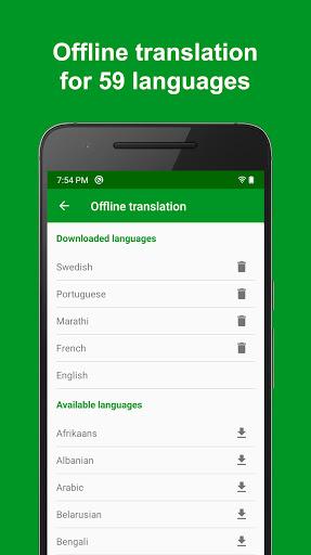 Offline Language Translator - عکس برنامه موبایلی اندروید