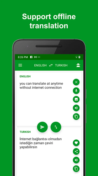 Turkish - English Translator - Image screenshot of android app
