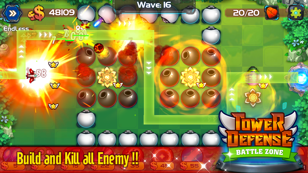 Tower Defense: Battle Zone - عکس بازی موبایلی اندروید