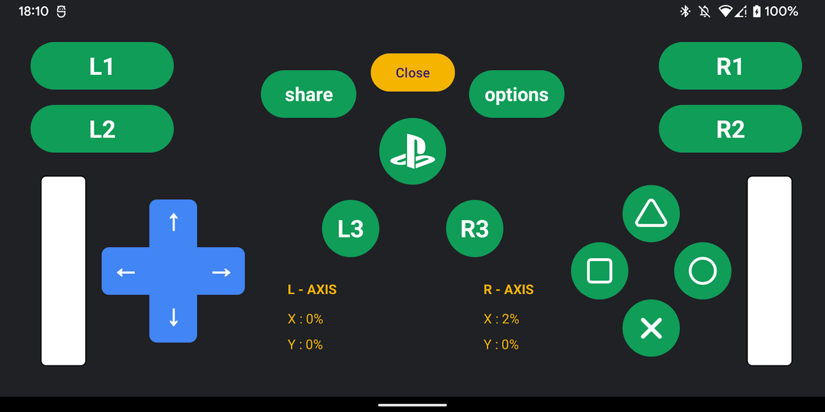 PS5 GamePad Tester - Image screenshot of android app