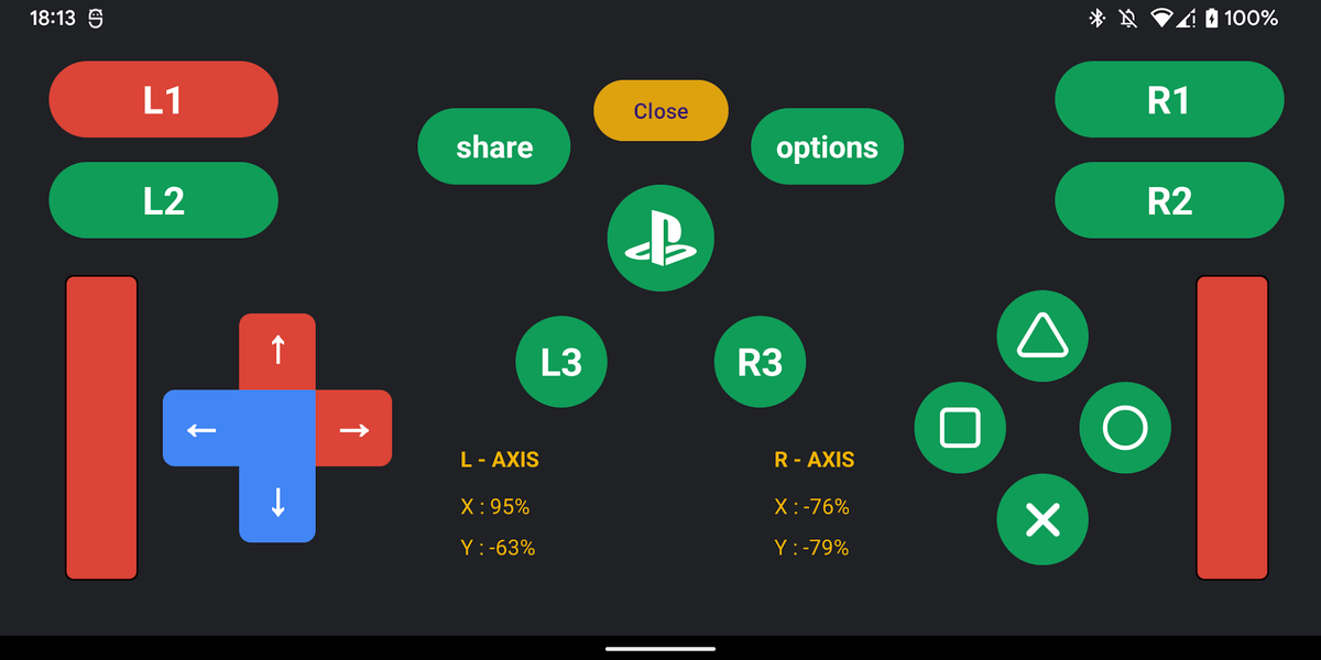 PS5 GamePad Tester - Image screenshot of android app