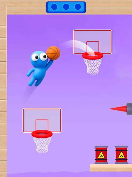 Dunk Dude: Basketball Games - Gameplay image of android game