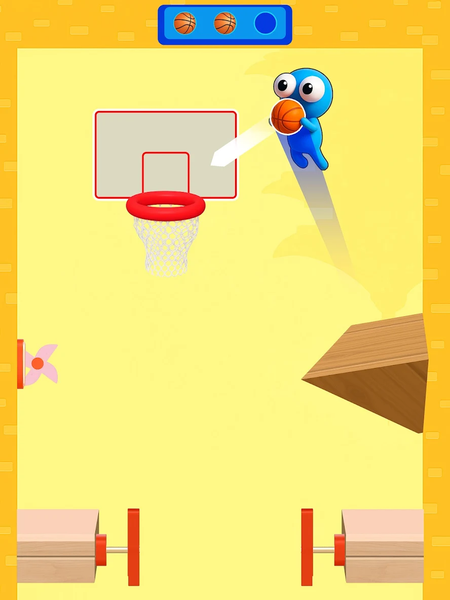 Dunk Dude: Basketball Games - Gameplay image of android game