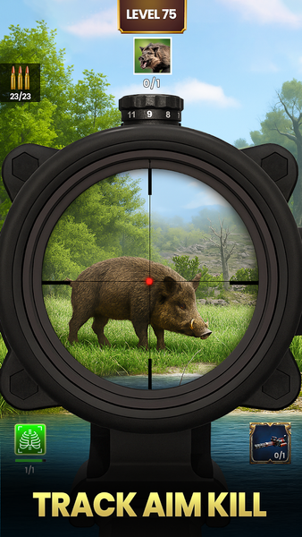 Animal hunting Wild Hunter - Gameplay image of android game