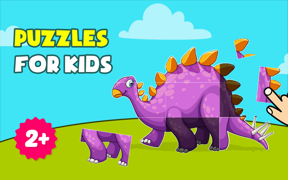 Animal Jigsaw Puzzles for Kids - Gameplay image of android game