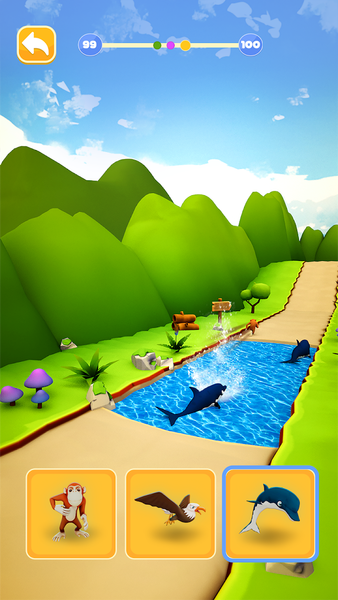 Animal Shifting: Transform Run - Gameplay image of android game