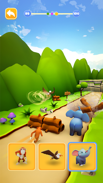 Animal Shifting: Transform Run - عکس بازی موبایلی اندروید