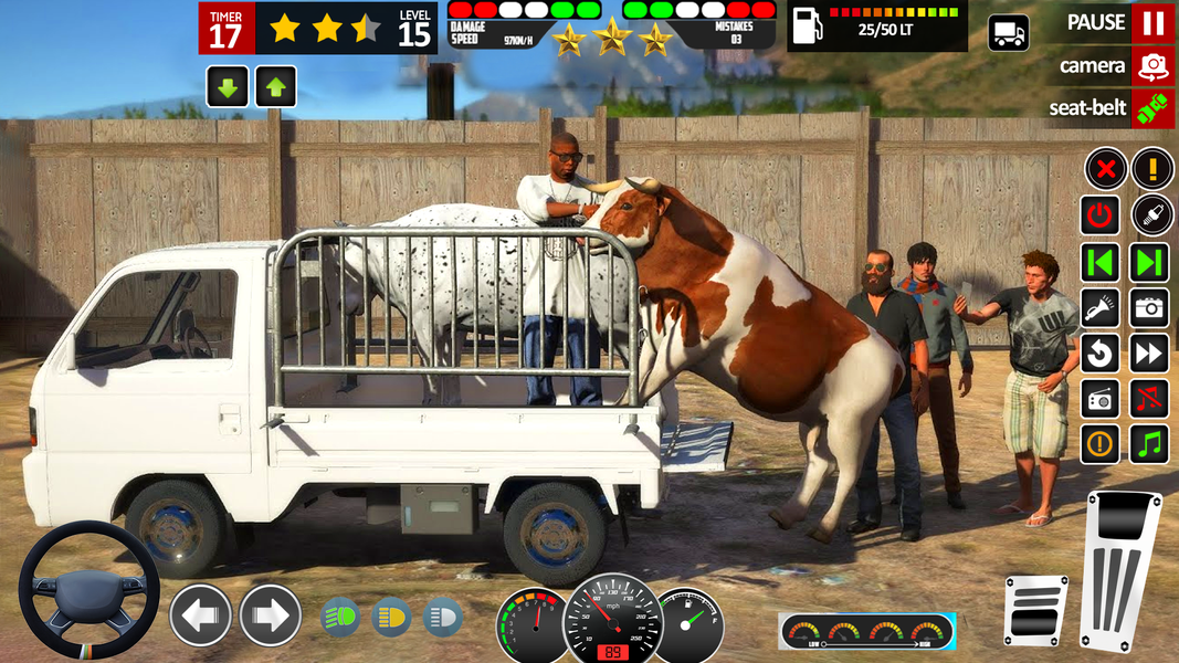 Animal Truck Farm Games 2025 - Gameplay image of android game