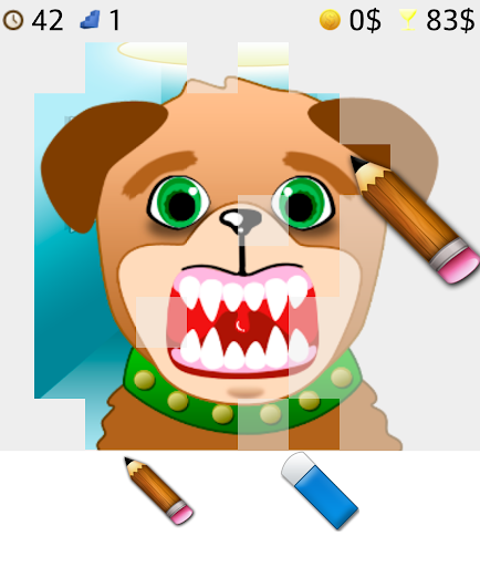 animal dentist game - Gameplay image of android game