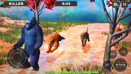Lion Vs Gorilla : Animal Famil - عکس بازی موبایلی اندروید