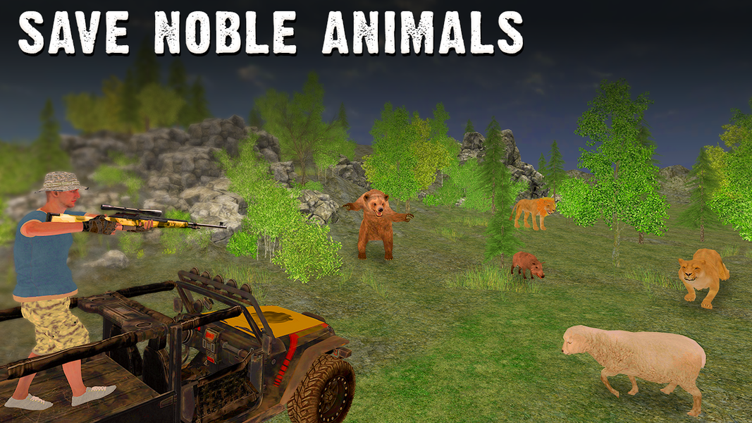 Wild Animal Hunting Game 3D - Gameplay image of android game