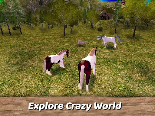 🐴❤️🐴 Horse Family: Fantasy Survival Simulator - Gameplay image of android game