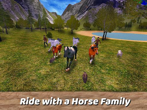 🐴❤️🐴 Horse Family: Fantasy Survival Simulator - Gameplay image of android game