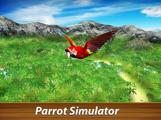 🐦 Wild Parrot Survival - jungle bird simulator! - Gameplay image of android game