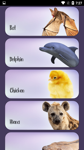Animal Sounds - عکس برنامه موبایلی اندروید