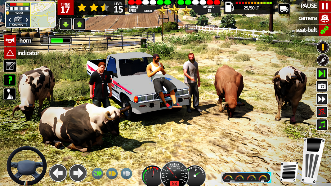 Zoo Animal Truck Game Offline - عکس بازی موبایلی اندروید