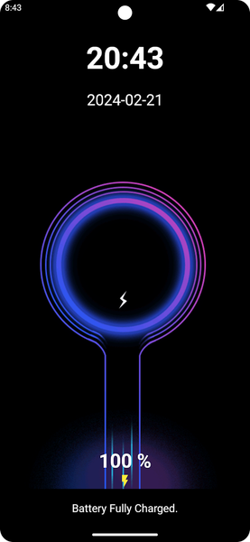 Battery Charging Animation 3D - Image screenshot of android app