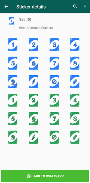 UNO Stickers for WhatsApp - Image screenshot of android app