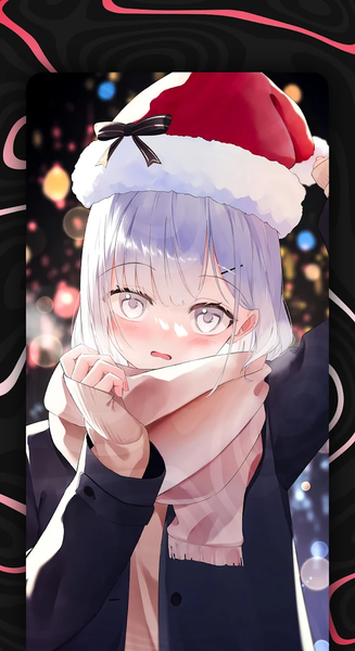 Anime Christmas Wallpaper - Image screenshot of android app