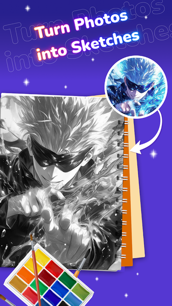 Draw Anime: Paint & Sketch App - Image screenshot of android app