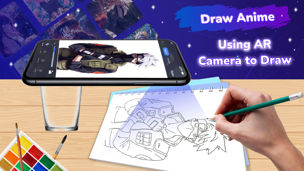 Draw Anime: Paint & Sketch App - Image screenshot of android app