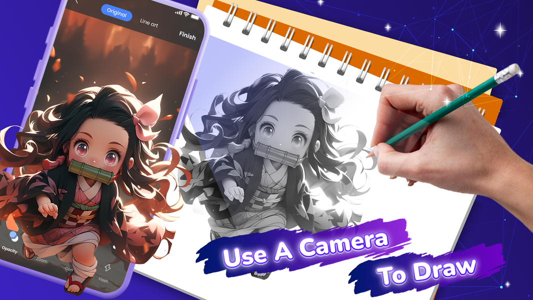 Draw Anime: Paint & Sketch App - Image screenshot of android app