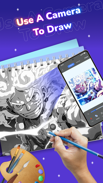 Draw Anime: Paint & Sketch App - Image screenshot of android app