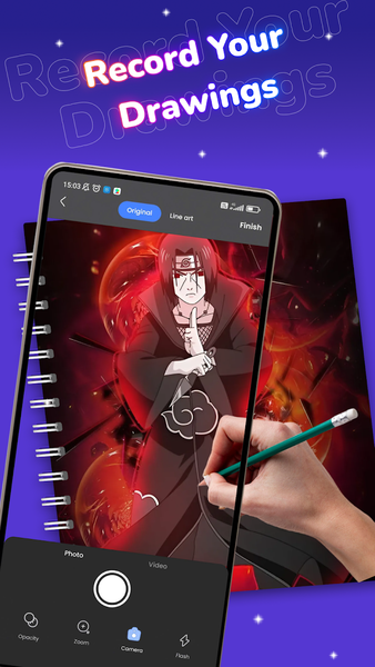 Draw Anime: Paint & Sketch App - Image screenshot of android app