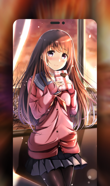 Anime Valentine Wallpaper - Image screenshot of android app