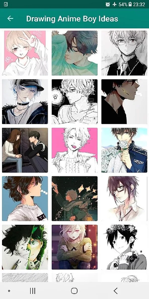 Anime Boys Drawing Wallpaper - عکس برنامه موبایلی اندروید