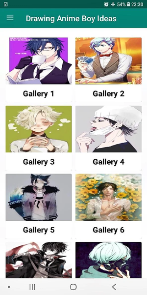 Anime Boys Drawing Wallpaper - Image screenshot of android app