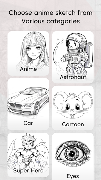 Learn to Draw Anime Sketch Art - Image screenshot of android app