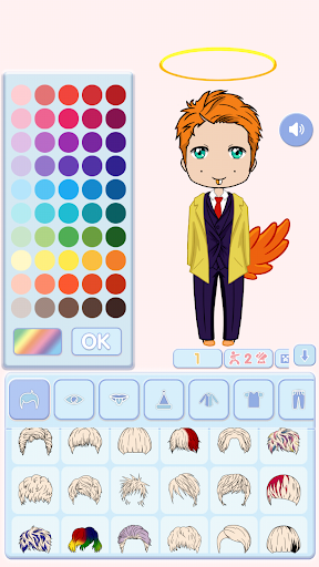 Chibi Boy: Doll Maker Games - Gameplay image of android game