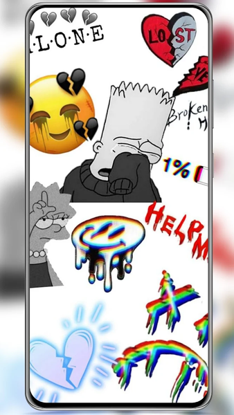 Sad Wallpaper - Image screenshot of android app