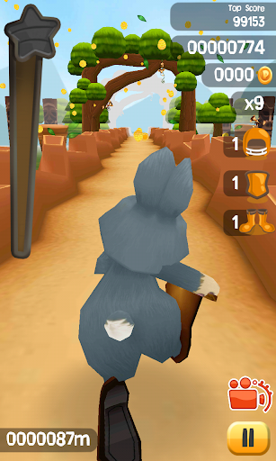 Rabbit Frenzy Easter Egg Storm - Gameplay image of android game