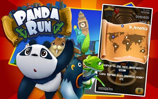 Panda Run - Gameplay image of android game