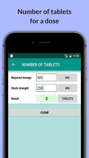 Easy Drug Dose Calculator - Image screenshot of android app