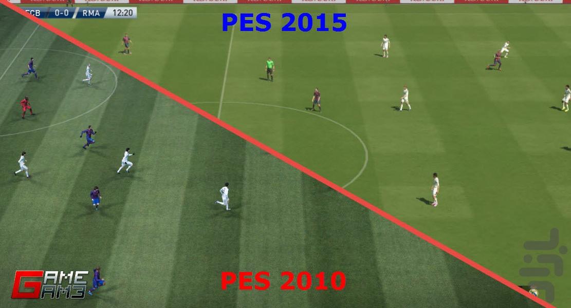 فوتبال pes ۲۰۱۵ اچ دی - عکس بازی موبایلی اندروید