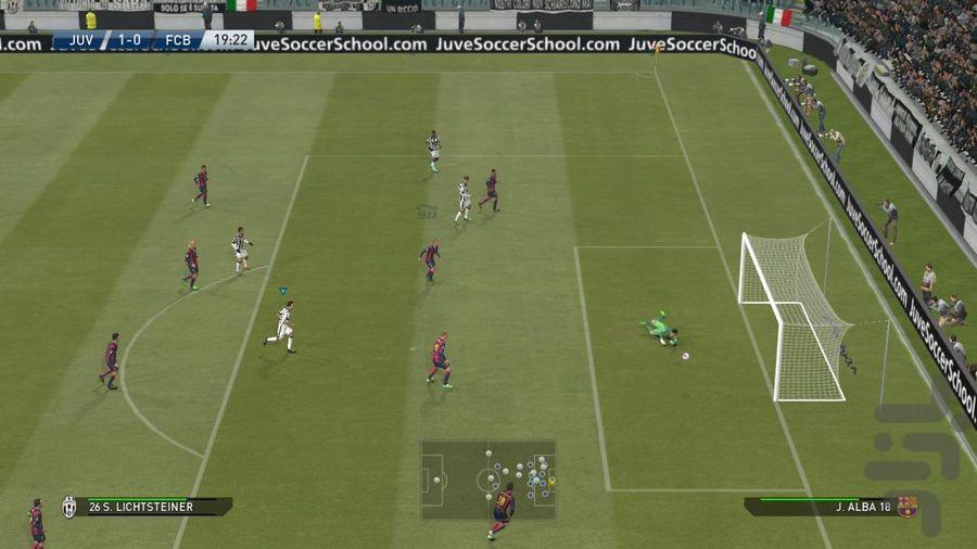 فوتبال pes 2015 اچ دی - Gameplay image of android game